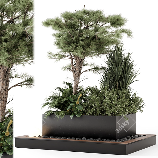 2015 Backyard Landscape Set 1254 3D model image 1