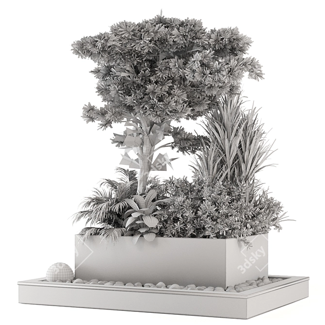 2015 Backyard Landscape Set 1254 3D model image 6