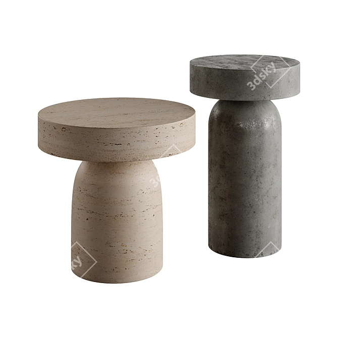 Francis | Lema Round Coffee Table 3D model image 1