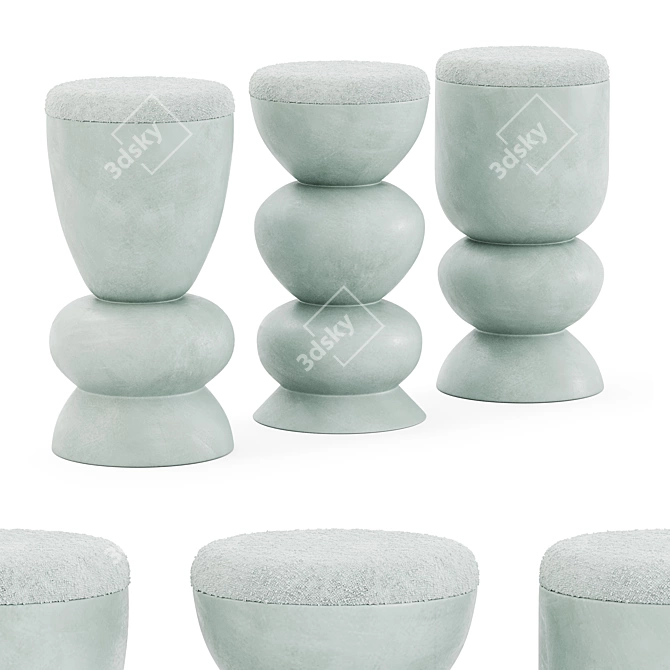 Sella Concept Ladies Pond Barstools 3D model image 1