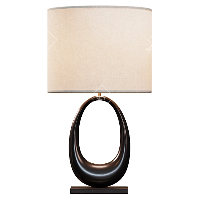 Muse Design Jewel Table Lamp 3D model image 1