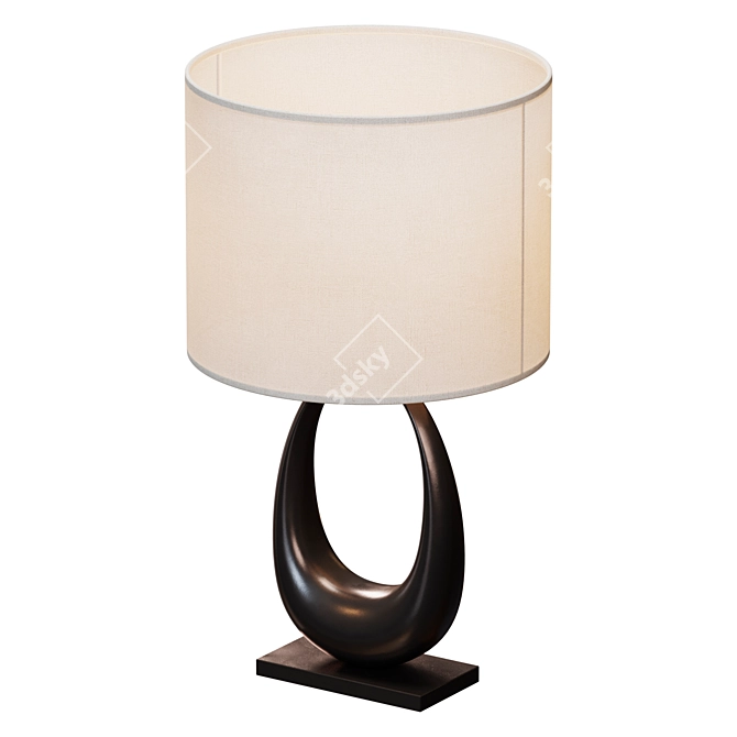 Muse Design Jewel Table Lamp 3D model image 2