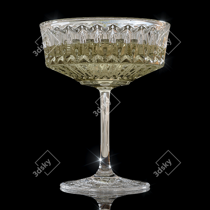 Elegant Glass Goblets Set | 3D Models 3D model image 3