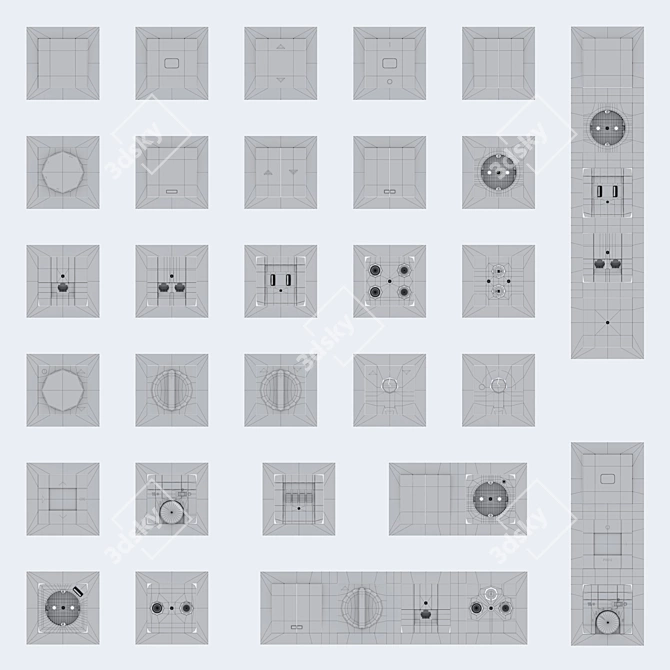 Reflex SI Series Spring Switches 3D model image 4