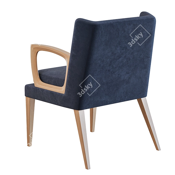 Elegant Morgan Goodwood Dining Chair 3D model image 6