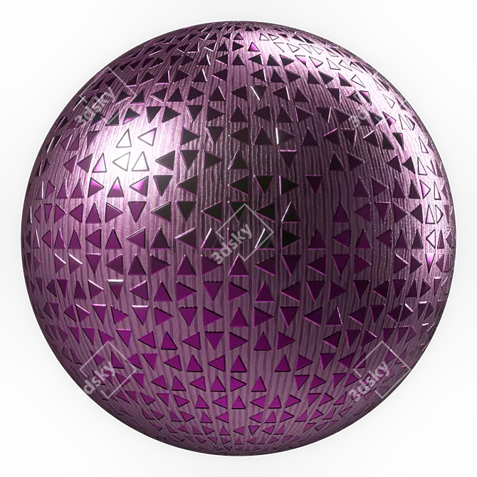 Luxury Shiny Velvet Fabric Texture 3D model image 3