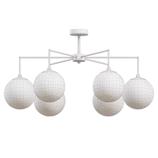  Modern Favourite Undine Chandelier 3D model image 3