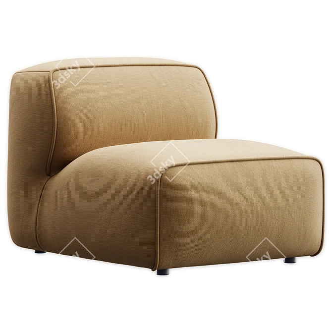 BoConcept Carmo Modern Sofa Design 3D model image 1