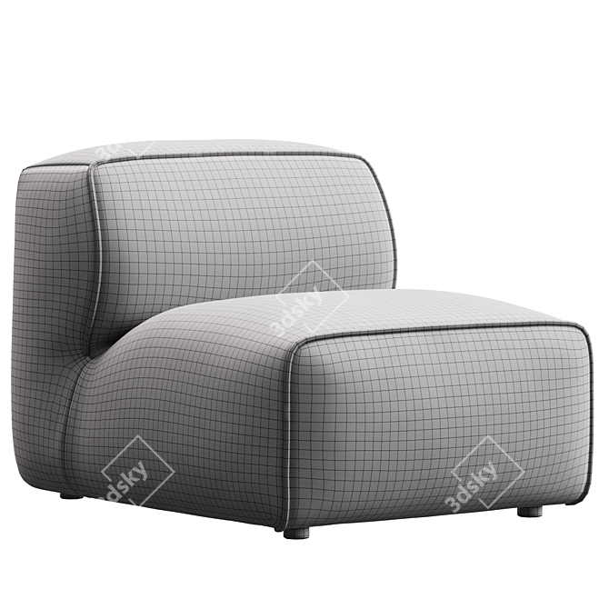 BoConcept Carmo Modern Sofa Design 3D model image 4