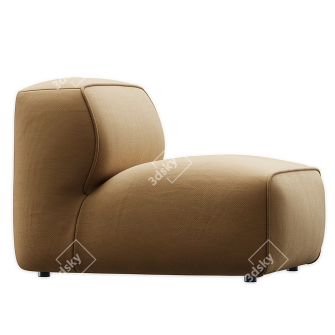 BoConcept Carmo Modern Sofa Design 3D model image 7