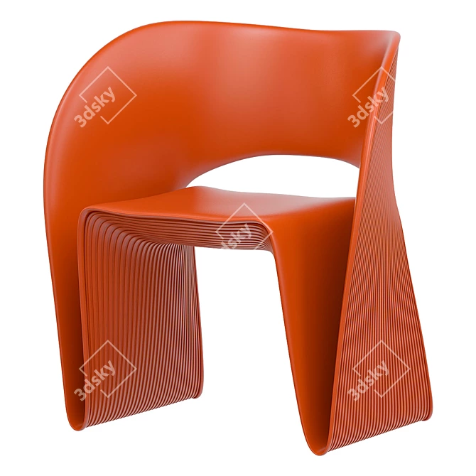Modern Little Armchair "Raviolo 3D model image 1