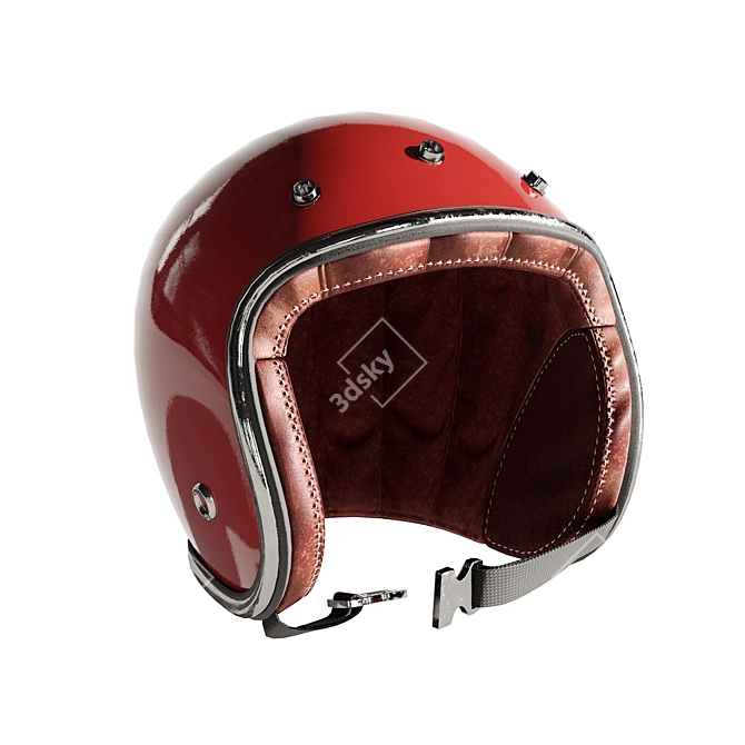 Racing Helmet Set 3D Models 3D model image 2