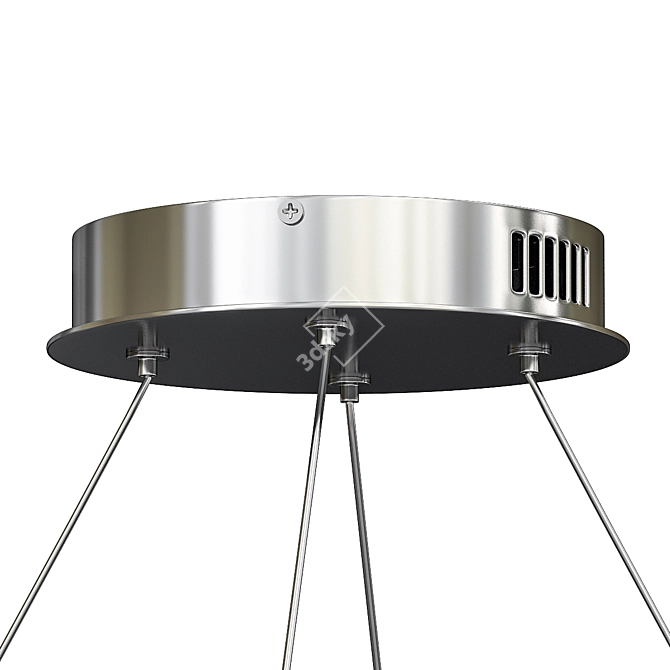 Modern Spiral LED Chandelier MARCELA 3D model image 3