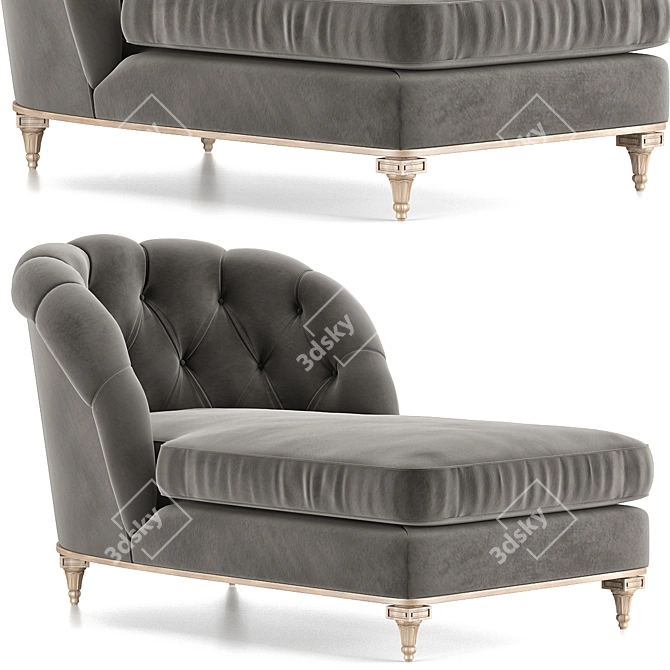 Luxury MARCHESE Chaise Lounge 3D model image 1