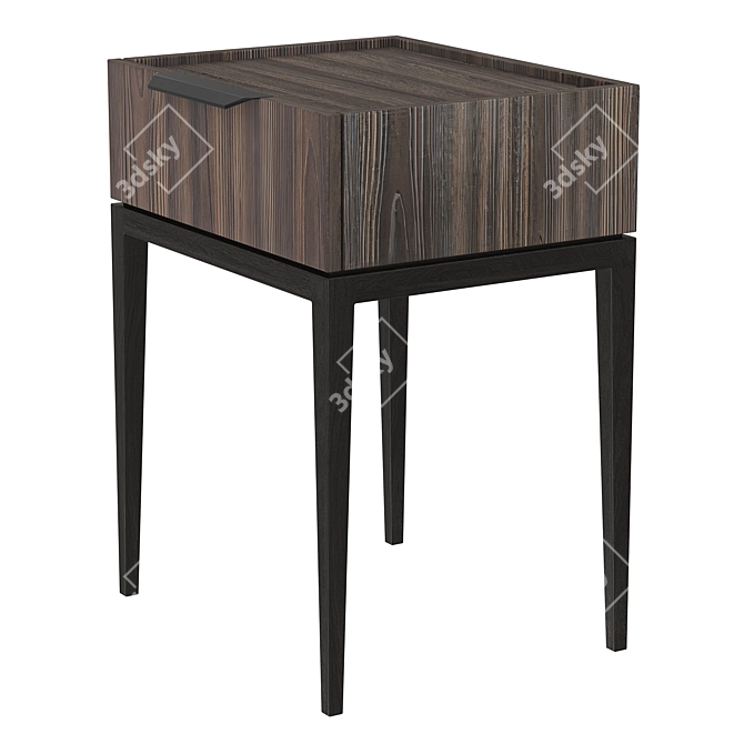 Metropolitan Esperia Bedside Table 3D model image 3