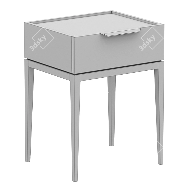 Metropolitan Esperia Bedside Table 3D model image 4