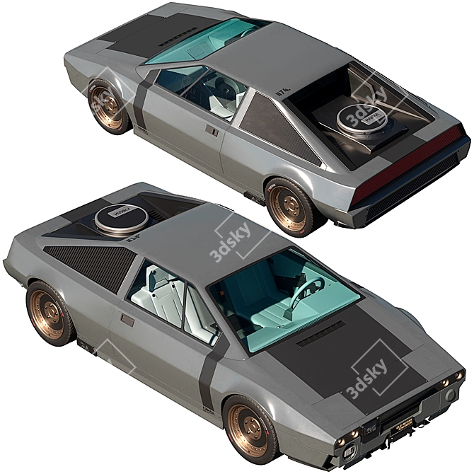 Lotus Esprit S3 1981 3D Model 3D model image 2