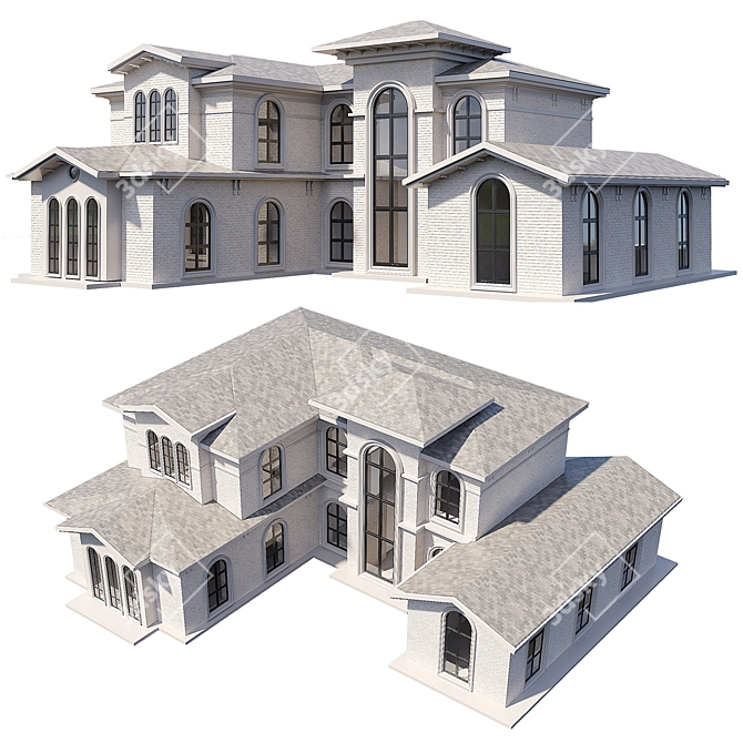 Title: Vintage Home Charm 3D model image 1