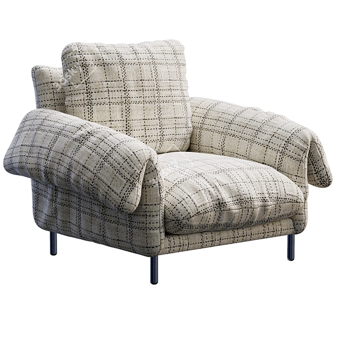 Modern Alpino 3D Furniture Model 3D model image 1