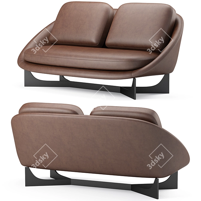 Luxury Lido Sofa Minotti 3D model image 2