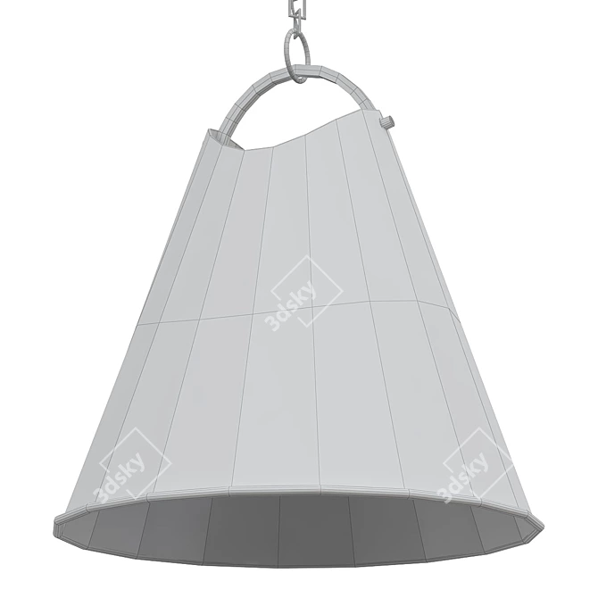 Elegant Hudson Valley Burnbay Pendant 3D model image 2