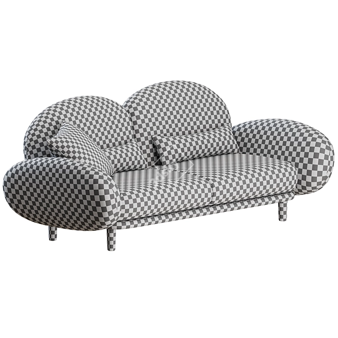 Luxury Presage Sofa by Roche Bobois 3D model image 3