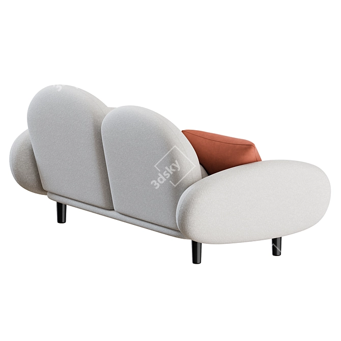 Luxury Presage Sofa by Roche Bobois 3D model image 6