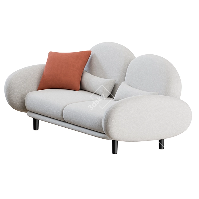 Luxury Presage Sofa by Roche Bobois 3D model image 7