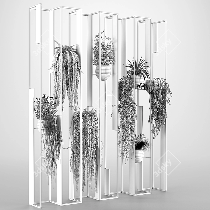  Botanical Partition Collection 3D model image 3