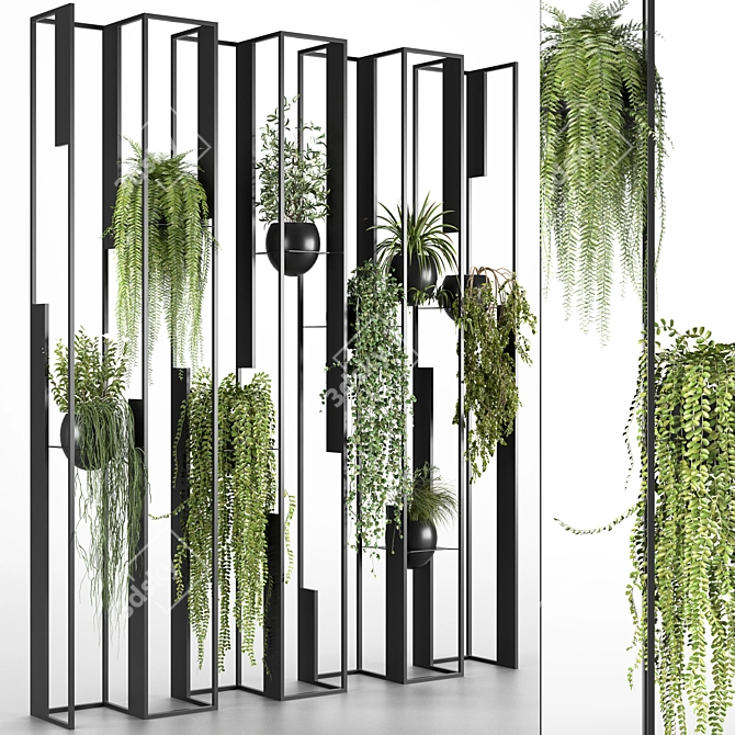  Botanical Partition Collection 3D model image 8