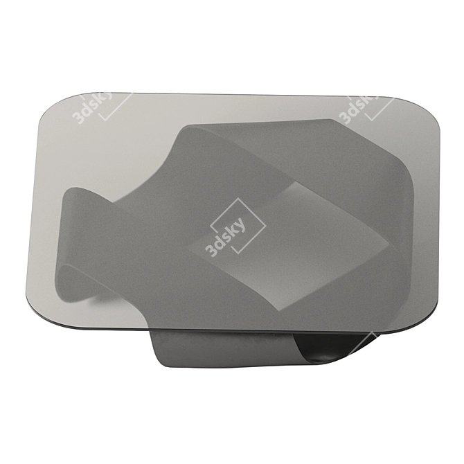 Kristalia Mobius Metal Glass Table 3D model image 2