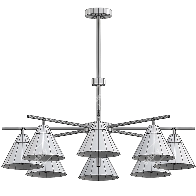 Designer Lamp "Chisa" 3Ds Max 3D model image 2