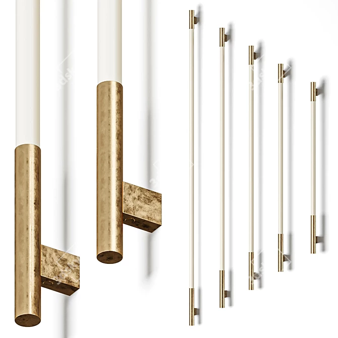 Contemporary Zava Cosima Wall Lamps 3D model image 1