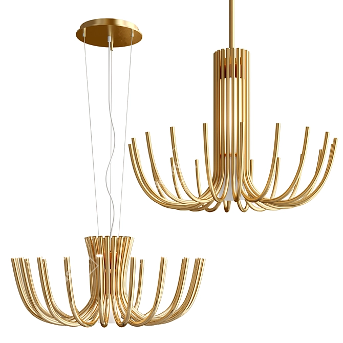 Stardust SO Pendant Light Collection 3D model image 1