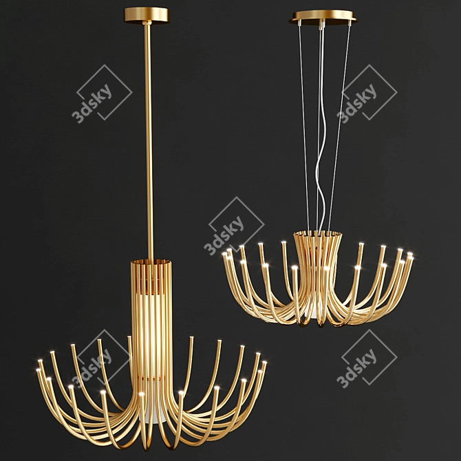 Stardust SO Pendant Light Collection 3D model image 4