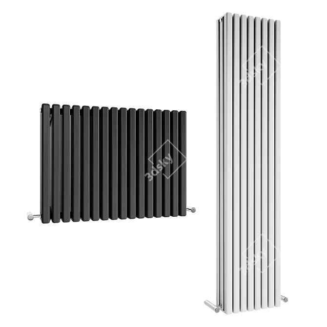 CARISA KARO Aluminum Radiator 3D model image 1