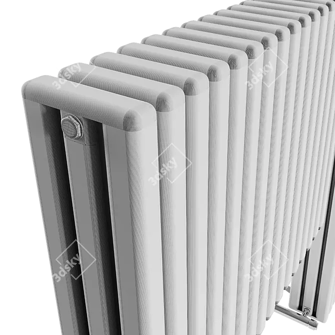CARISA KARO Aluminum Radiator 3D model image 2