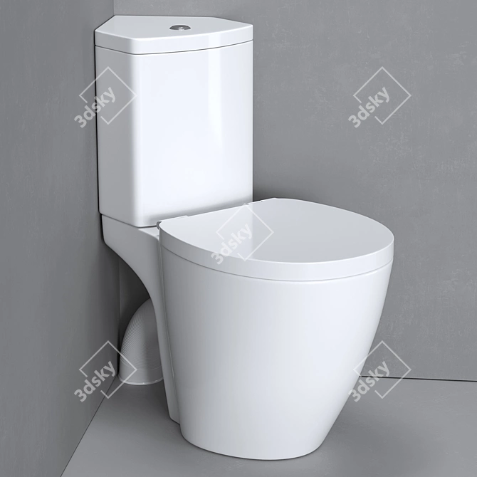 Corner Toilet Ideal Standard 3D model image 1