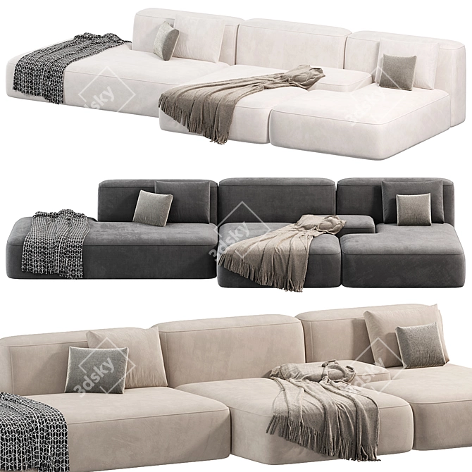 Lema Cloud Sofa Modular Design 3D model image 1