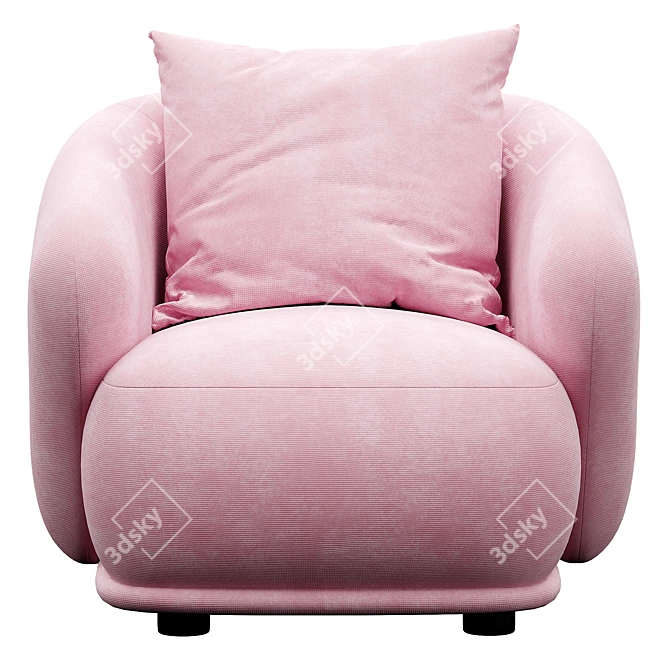 Rene Modern 3D Furniture Model 3D model image 2