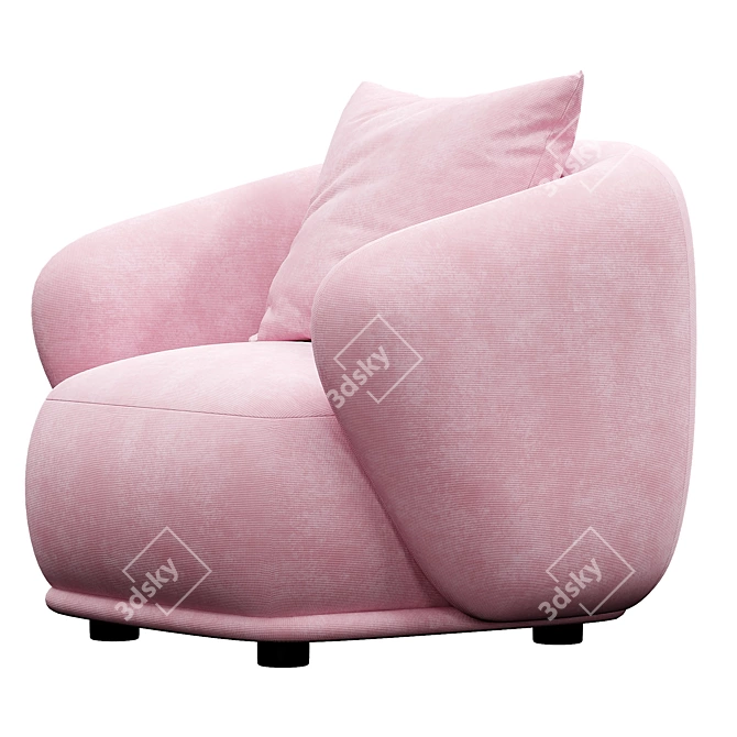 Rene Modern 3D Furniture Model 3D model image 3