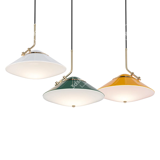 Modern Scandinavian Design Lamp 3D model image 1