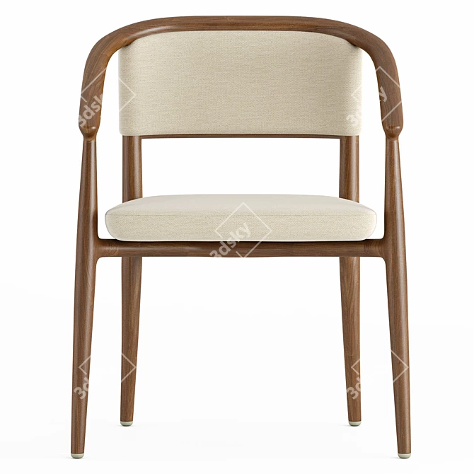 Luxury Sinbad Armchair: Italian Elegance 3D model image 12