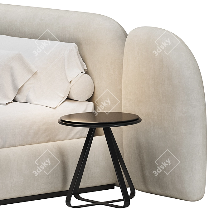 Elegant Vao Bed by Paolo Castelli 3D model image 3