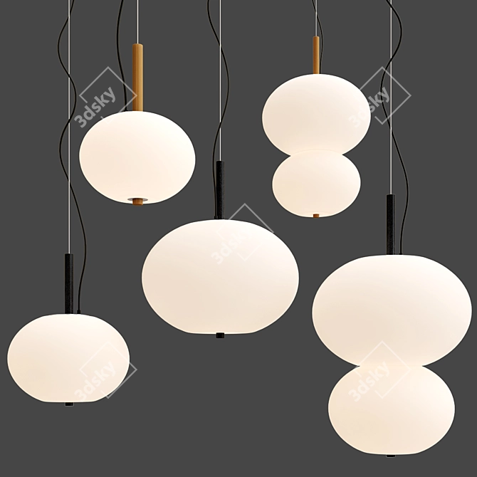 Ilargi Pendant Lamps Collection | Iratzoki Lizaso 3D model image 2
