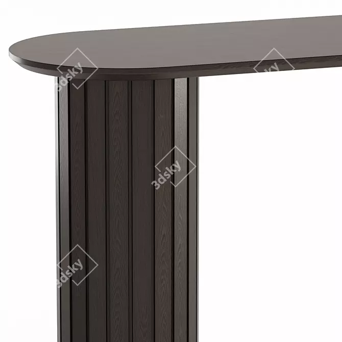 Elegant Benedict Console Table 2014 3D model image 4