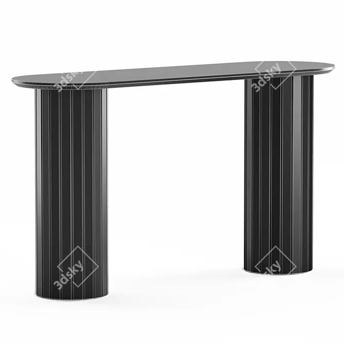 Elegant Benedict Console Table 2014 3D model image 5