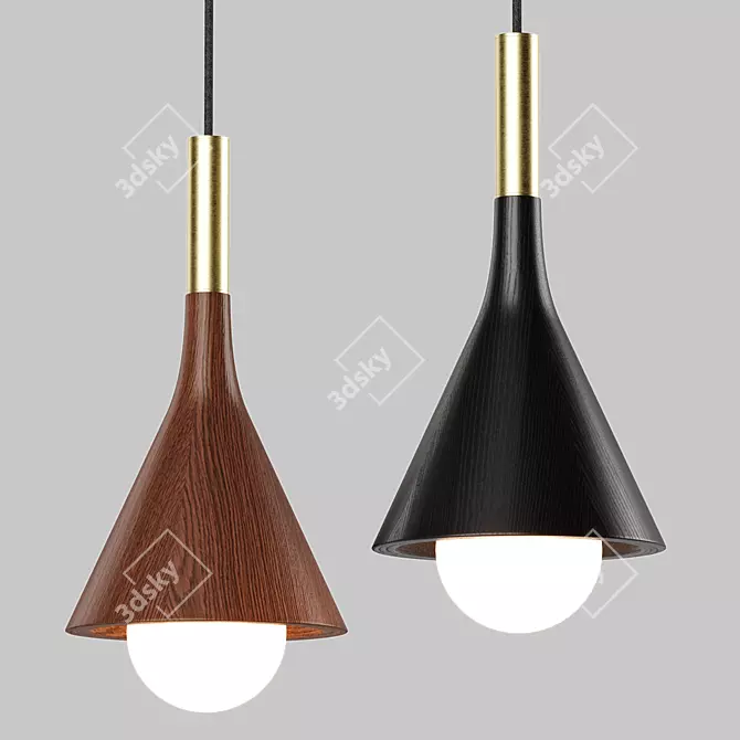 Modern Pendant Lamp Design - Lampatron 3D model image 1