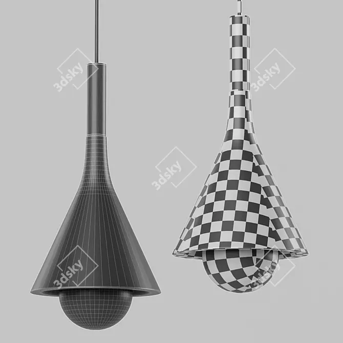 Modern Pendant Lamp Design - Lampatron 3D model image 4