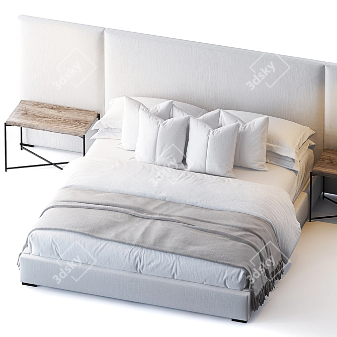 Title: Modena Bed at Restoration Hardware 3D model image 2